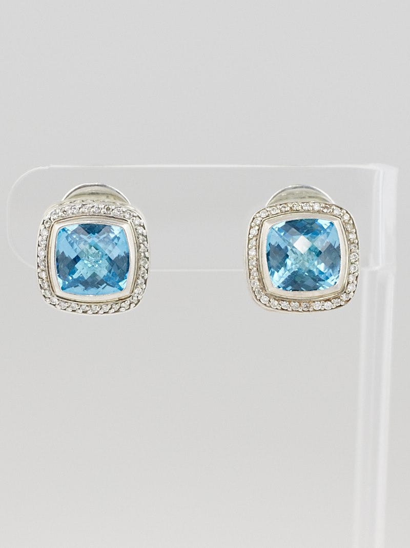 David yurman hampton blue topaz earrings store