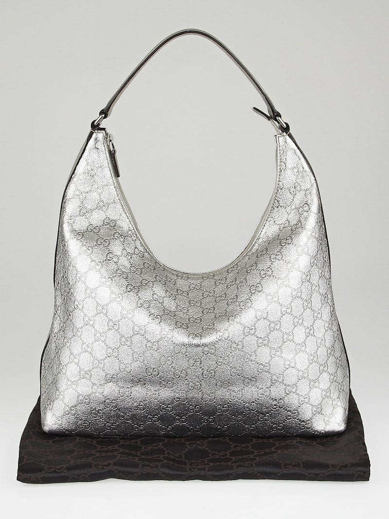 Gucci 2025 silver handbag