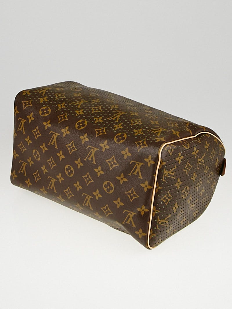 Louis Vuitton Limited Edition Green Monogram Perforated