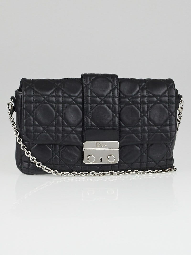 Christian Dior Black New Lock Pochette Wallet on Chain WOC Bag – Boutique  Patina