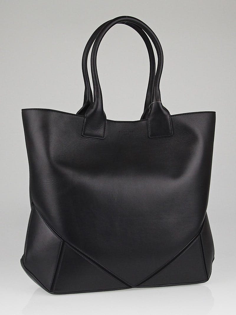 Givenchy Black Lambskin Leather Easy Medium Tote Bag | Yoogi's Closet