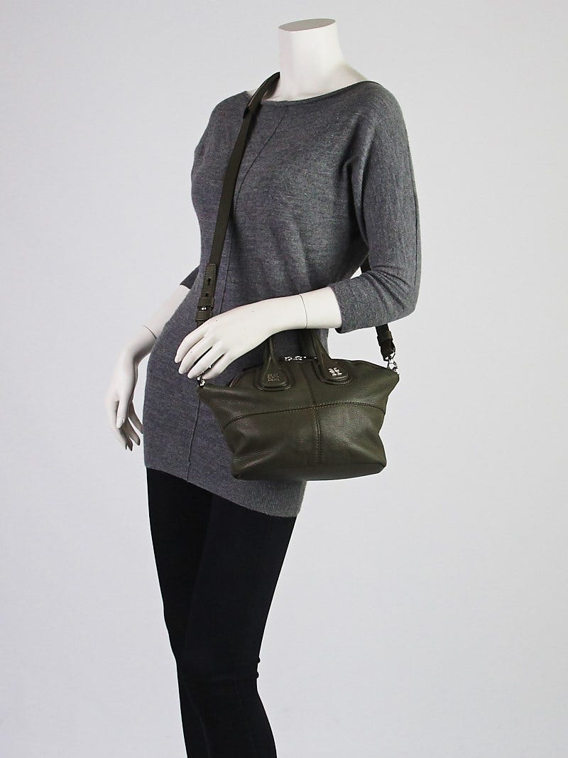 Givenchy Khaki Sugar Goatskin Leather Micro Nightingale Bag Yoogi s Closet