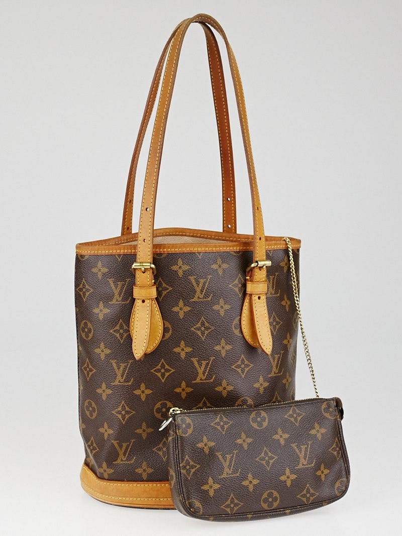 Louis Vuitton Monogram Canvas Petite Bucket Bag with Accessories Pouch -  Yoogi's Closet
