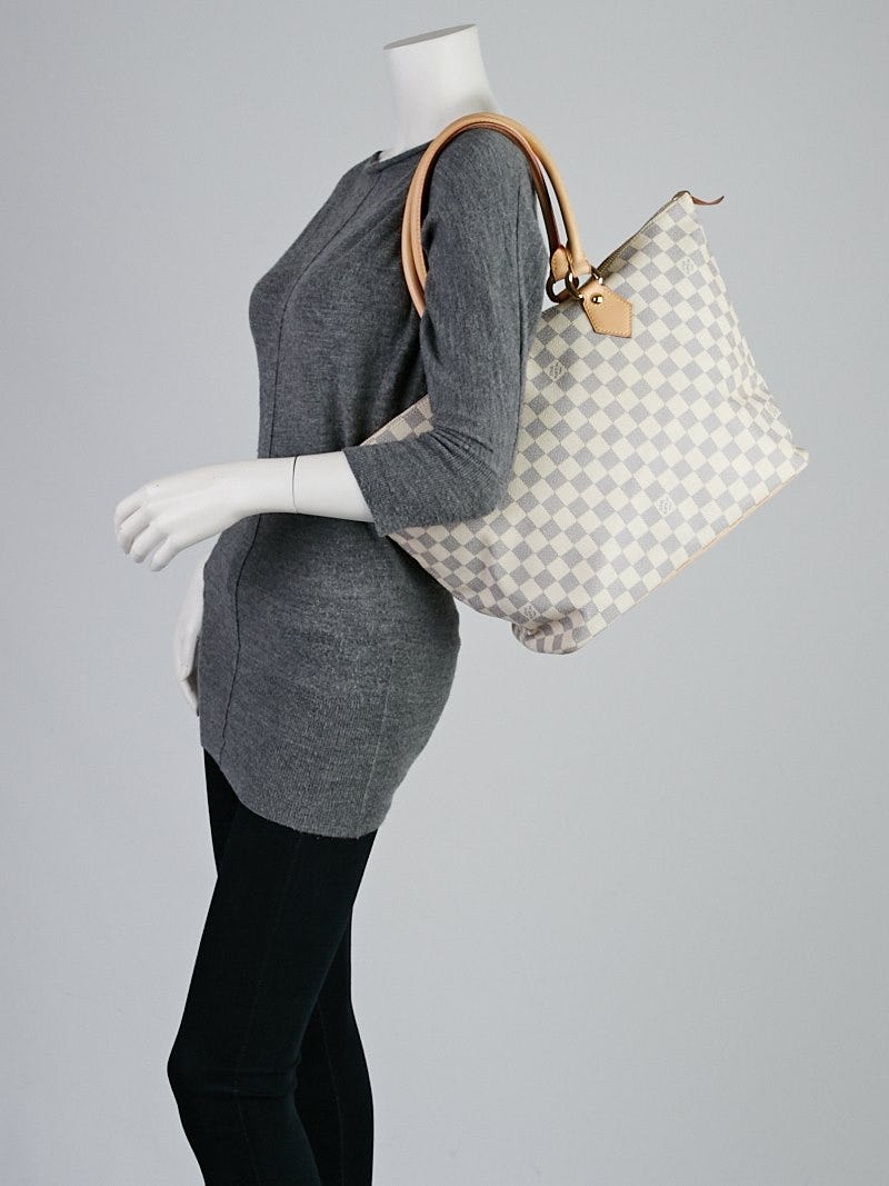 Louis Vuitton Damier Azur Canvas Saleya MM Bag Yoogi s Closet