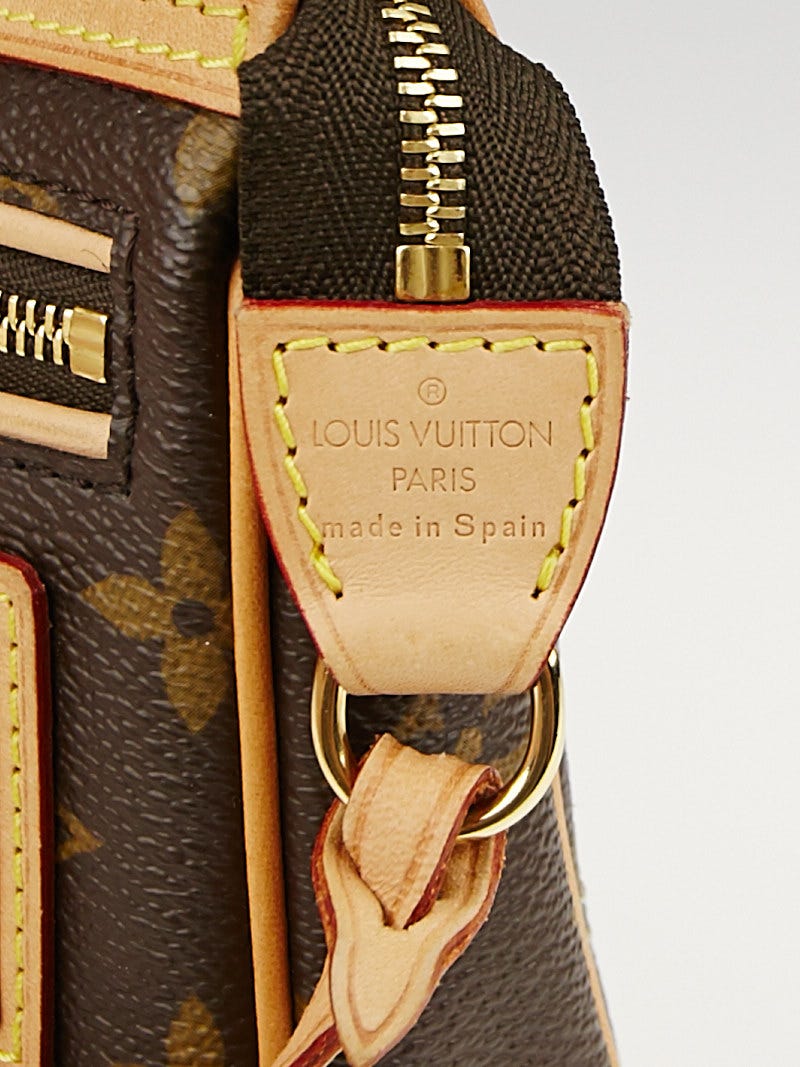 Louis Vuitton Limited Edition Monogram Canvas Riveting Pochette Bag -  Yoogi's Closet