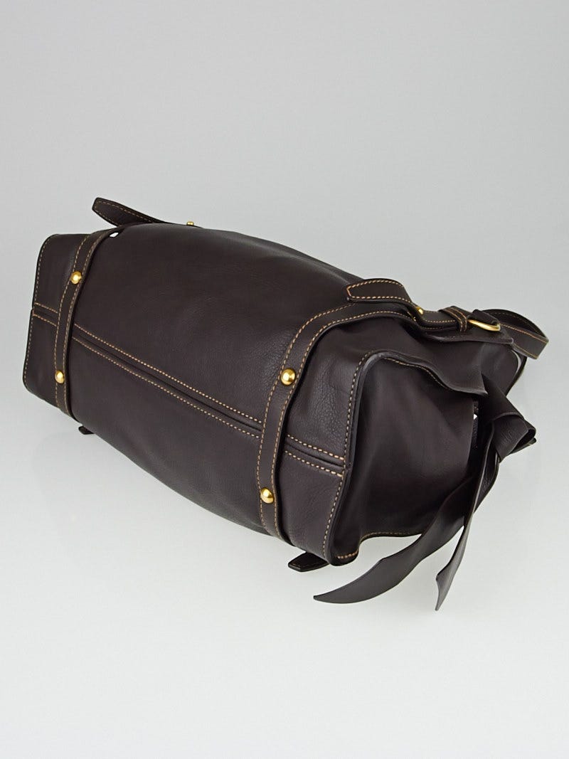 Peggy Leather Barrel Bag