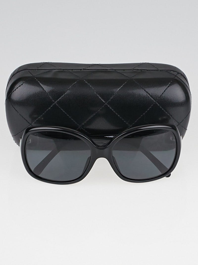 Chanel Black Frame Oversized CC Sunglasses-5174 - Yoogi's Closet