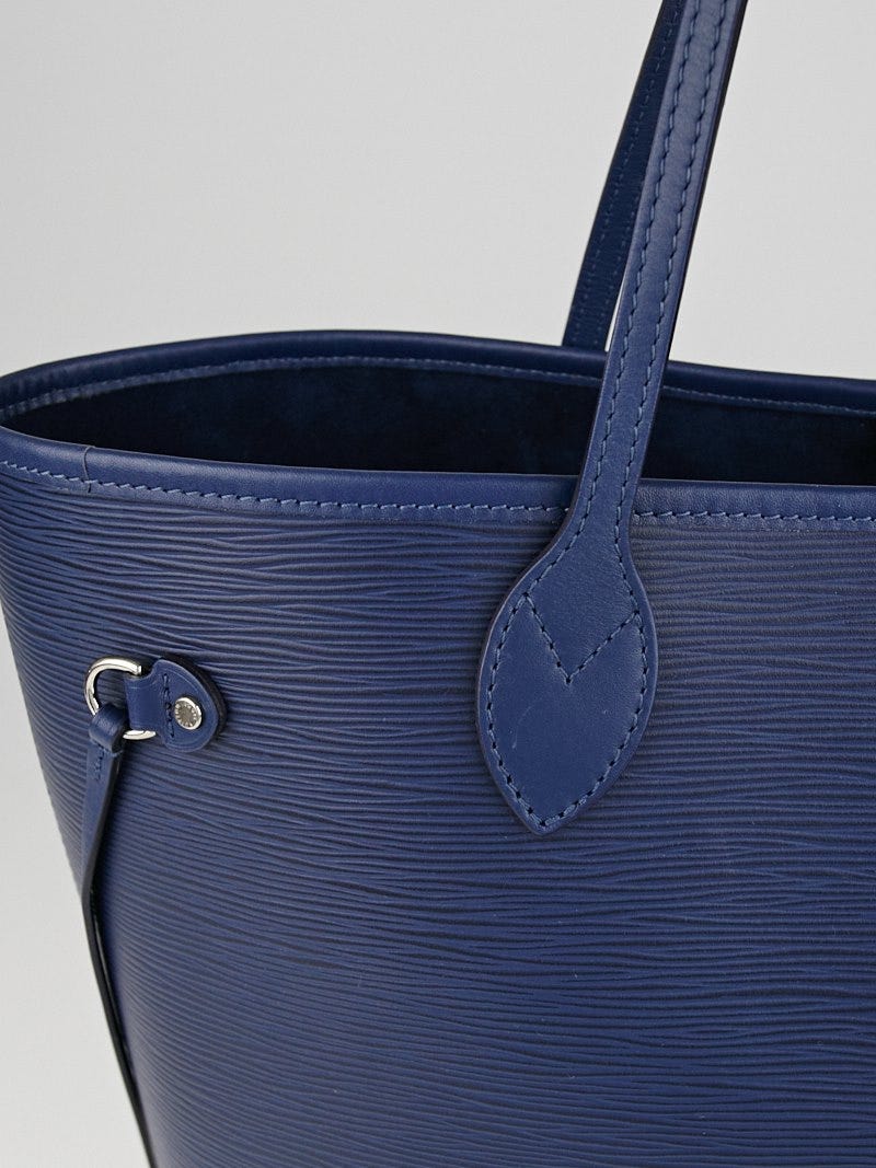 Louis Vuitton Blue Indigo Epi Leather Neverfull MM Tote Bag w/ Insert rt.  $2, 260 For Sale at 1stDibs
