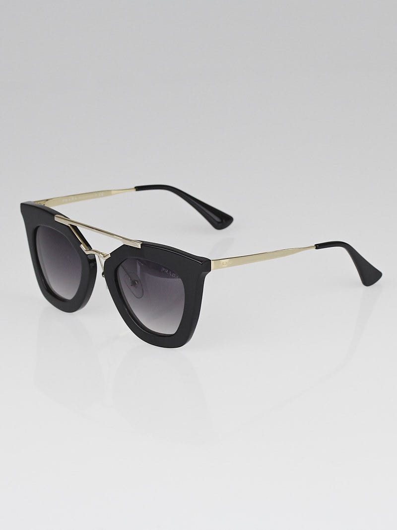 Prada Black Frame Cinema Sunglasses-SPR01I | Yoogi display picture 3