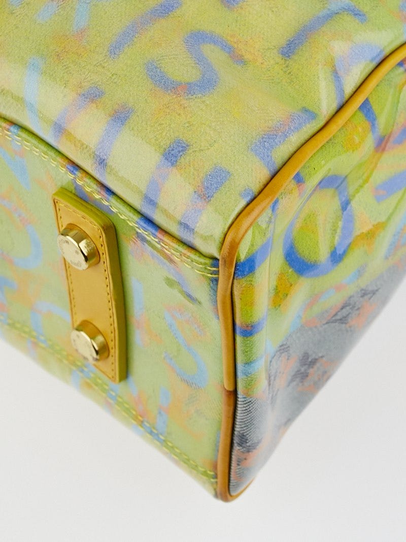 Louis Vuitton Richard Prince Jaune Denim Defile Weekender PM Pulp Bag -  Yoogi's Closet