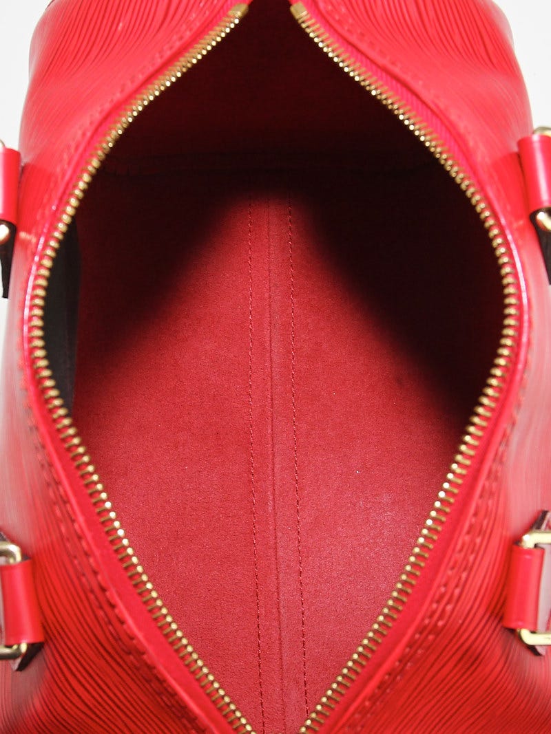 Louis Vuitton Authentication - ITEM 38 Epi Red Speedy 