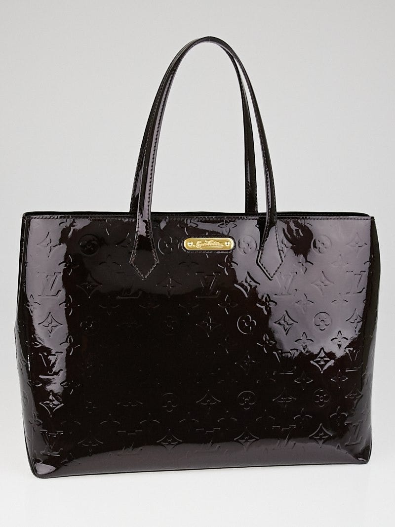Louis Vuitton Monogram Vernis Wilshire MM Bag - Yoogi's Closet