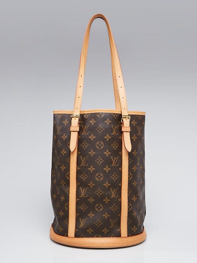 Louis Vuitton Monogram Canvas Large Bucket Bag w/o Accessories Pouch