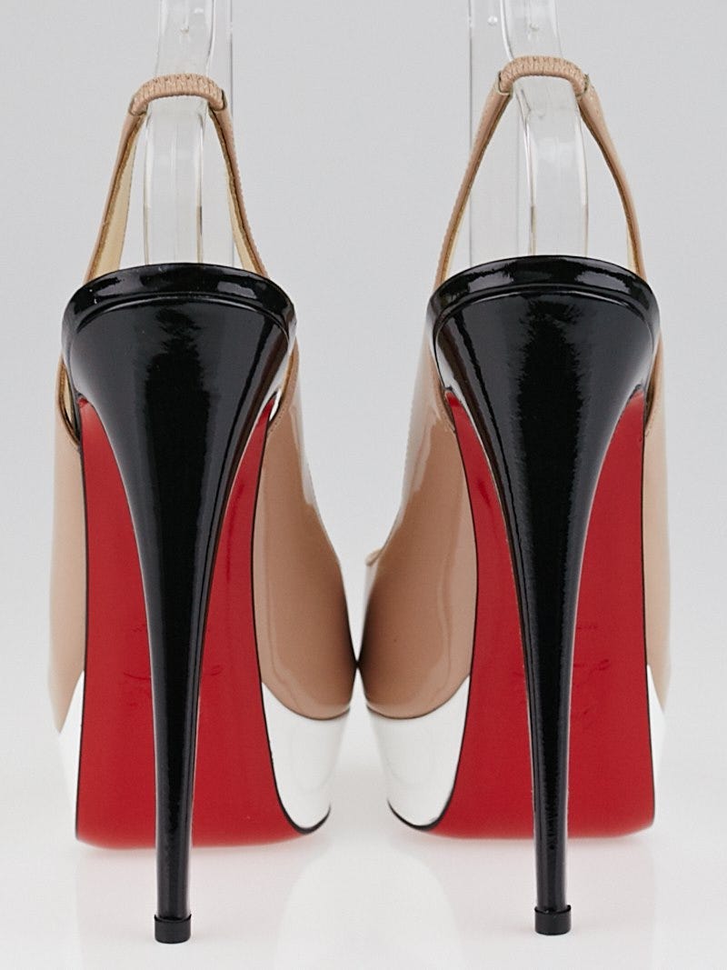 Louboutin lady peep slingback online