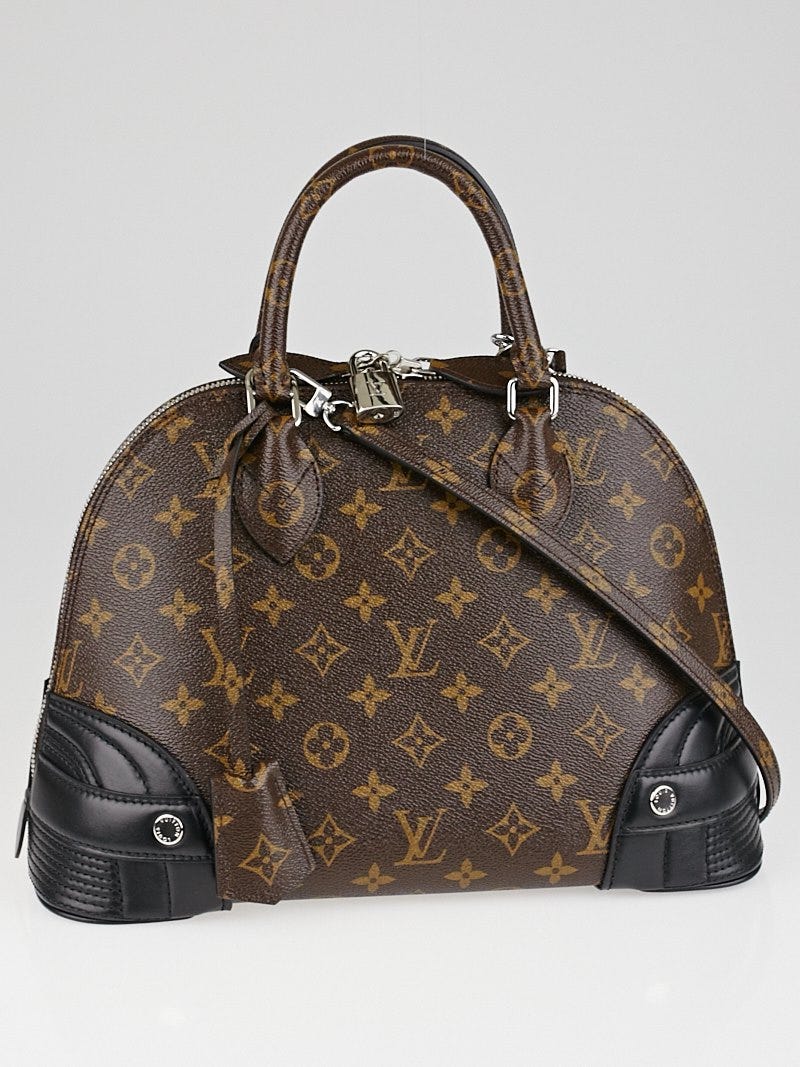 Louis Vuitton Limited Edition Shiny Monogram Canvas Alma PM Bag