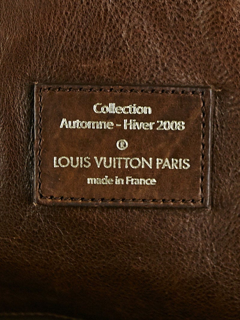 LOUIS VUITTON Monogram Paris Souple Whisper PM Chocolate 232694
