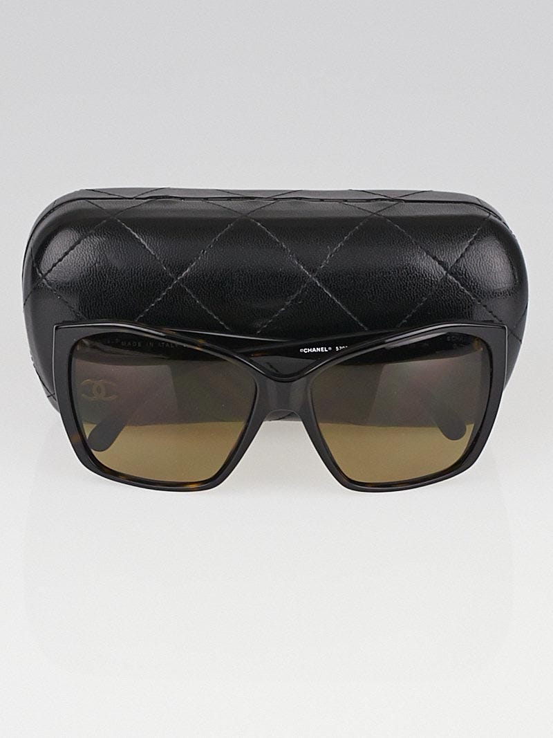 CHANELTortoise Shell CC Logo Sunglasses-5203 AUTHENTIC Chanel Tortoise Shell CC Logo Sunglasses-5203 | Yoogi main image 4