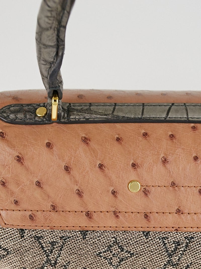 LOUIS VUITTON Handbag ostrich comedie Carrousel-collector item