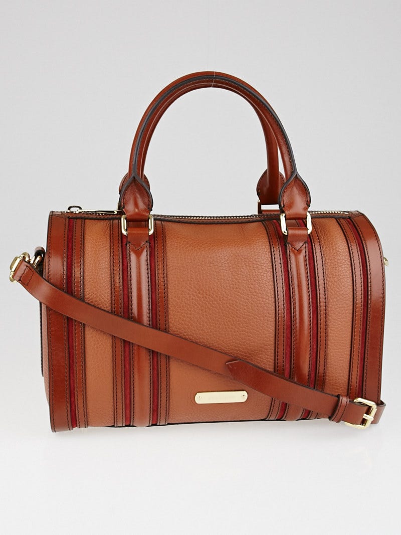 Burberry Autumn Leather Medium Alchester Bowling Bag