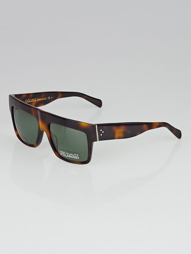 Celine Tortoise Shell Acetate ZZ Top Sunglasses-CL 41756