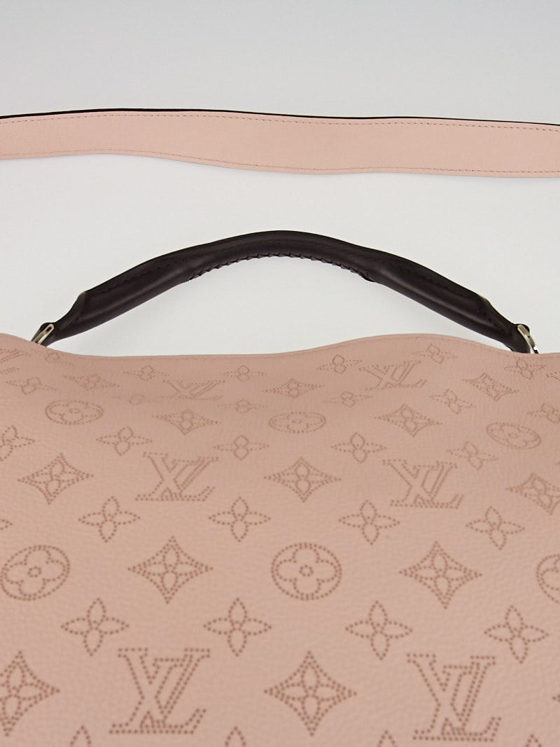 Louis Vuitton Pink Leather Monogram Mahina Babylone PM Shoulder