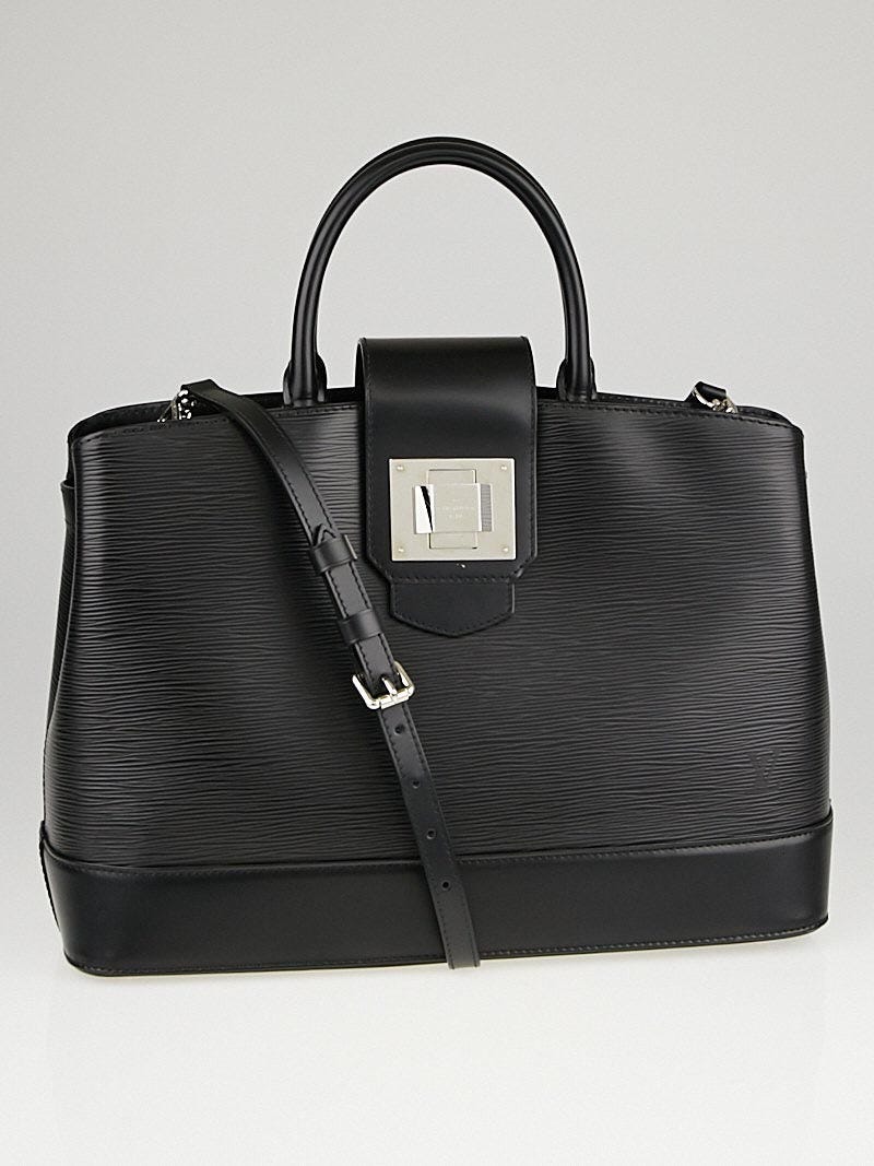 Louis Vuitton Black Epi Leather Mirabeau GM Bag - Yoogi's Closet