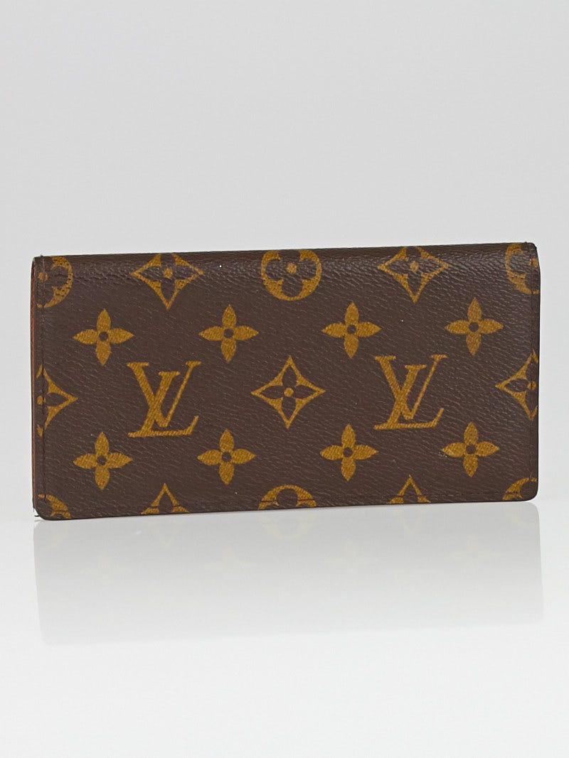 Louis Vuitton Monogram Canvas Simple Checkbook Cover w/ Box &