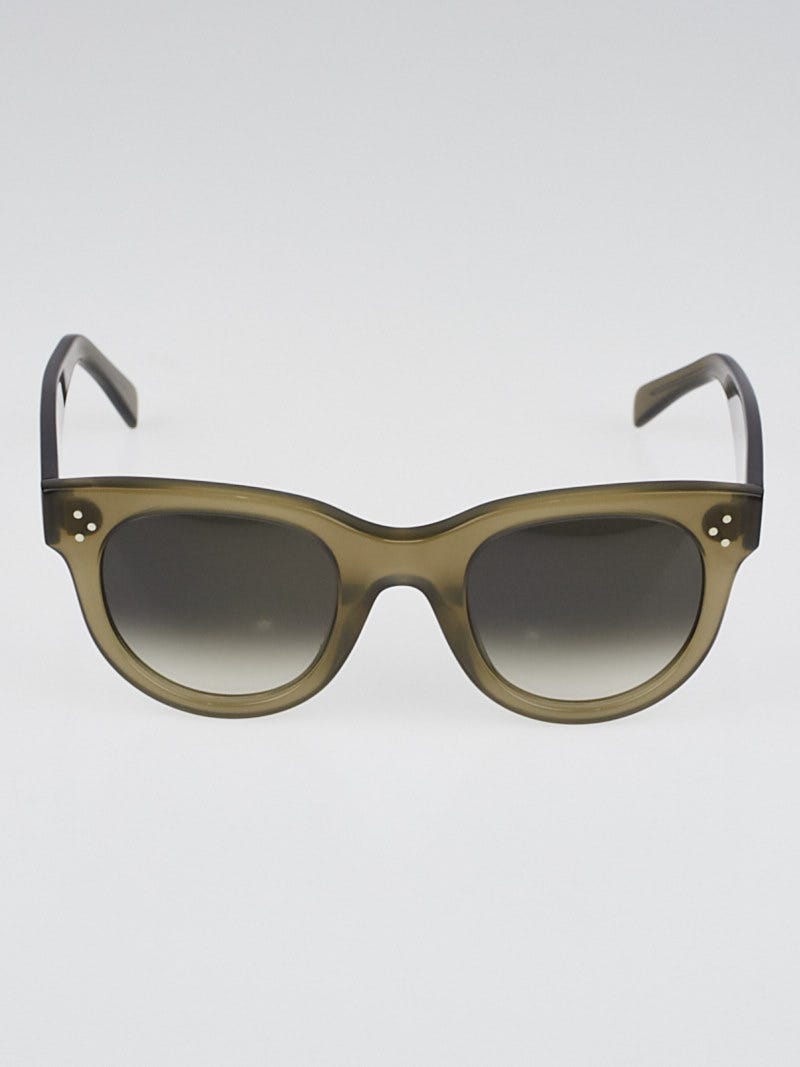 Celine Grey Acetate Baby Audrey Sunglasses-CL 41053 | Yoogi's Closet