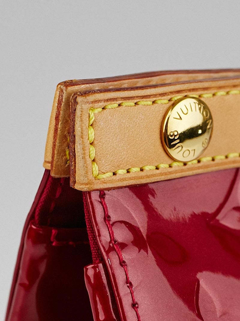 Louis Vuitton Woman's Wallet Vernis French Pomme D'Amour Crossbody WOC –  Debsluxurycloset