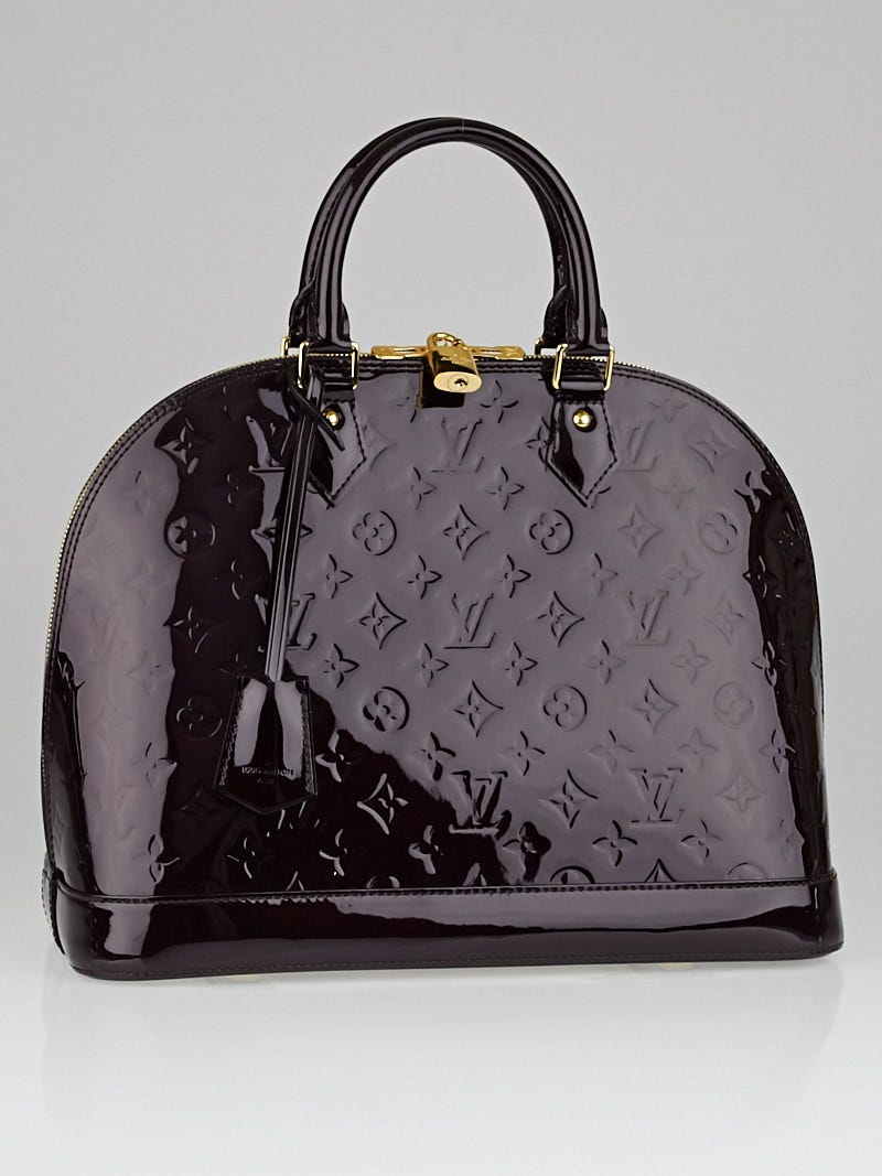 Black shiny louis vuitton bag online
