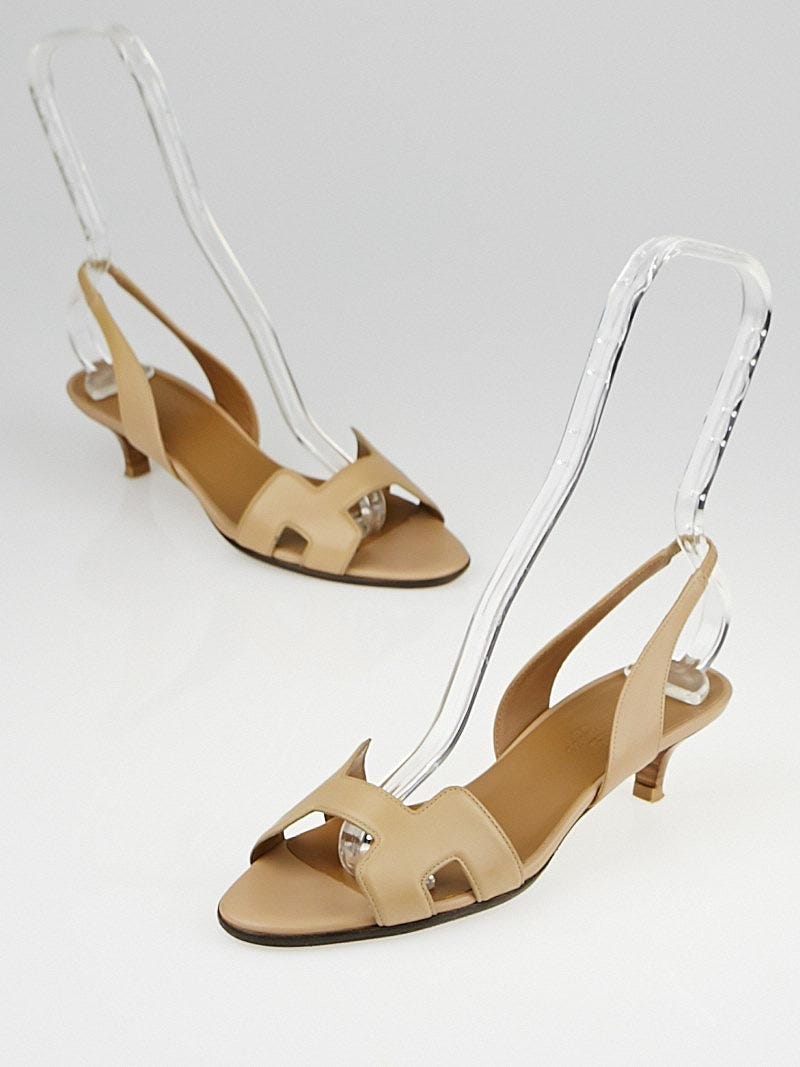Hermes slingback sandals top