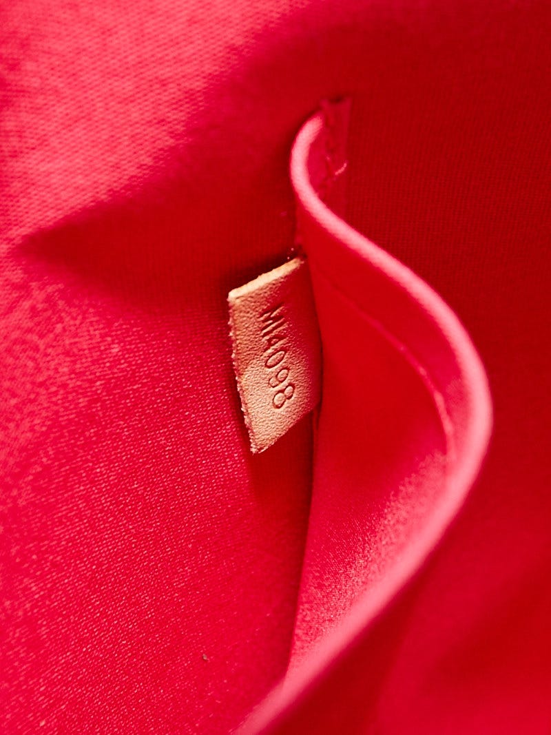 Louis Vuitton Rose Pop Monogram Vernis Alma GM Bag at 1stDibs