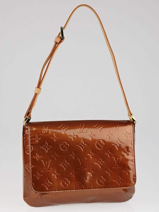 Louis Vuitton Bronze Monogram Vernis Thompson Street Bag