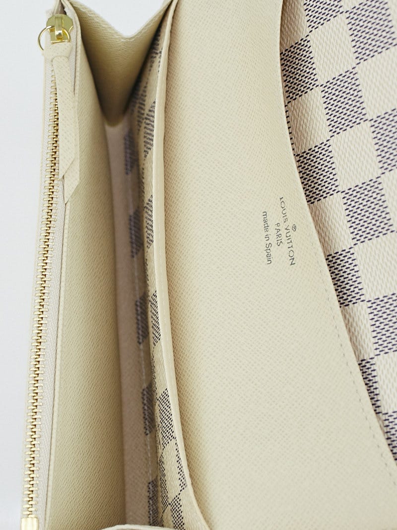 Louis Vuitton, Bags, Louis Vuitton Emilie Wallet Damier Azur