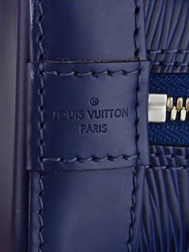 Louis Vuitton - Alma BB Epi Leather indigo on Designer Wardrobe