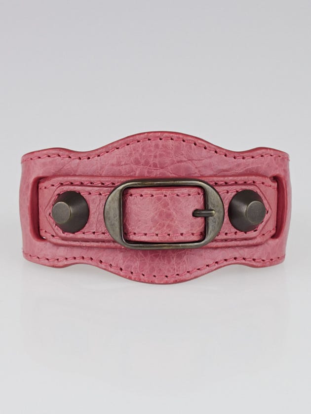 Balenciaga Rose Bon Bon Lambskin Leather Classic Bracelet