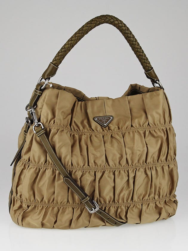 Prada Sesamo Tessuto Gaufre Nylon Shoulder Bag BR3750