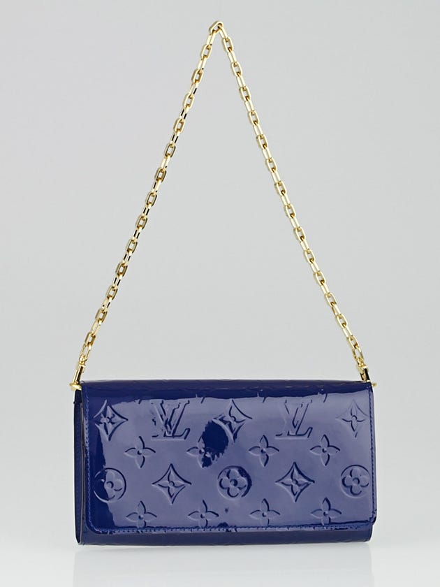 Louis Vuitton Grand Bleu Monogram Vernis Chaine Wallet