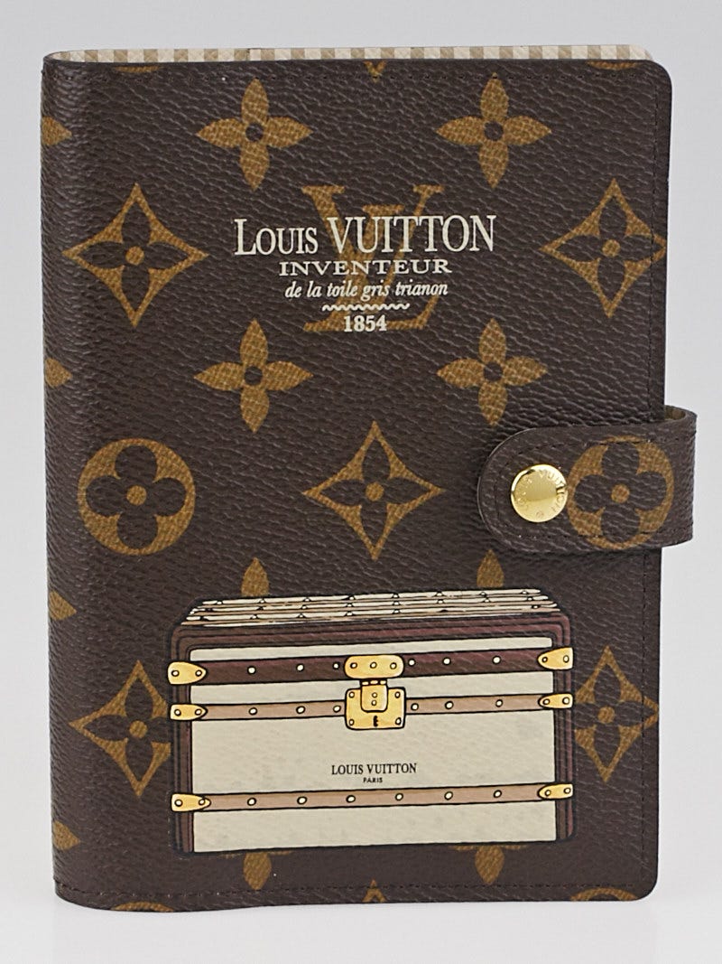 Louis Vuitton Monogram Canvas Small Ring Agenda Cover Louis
