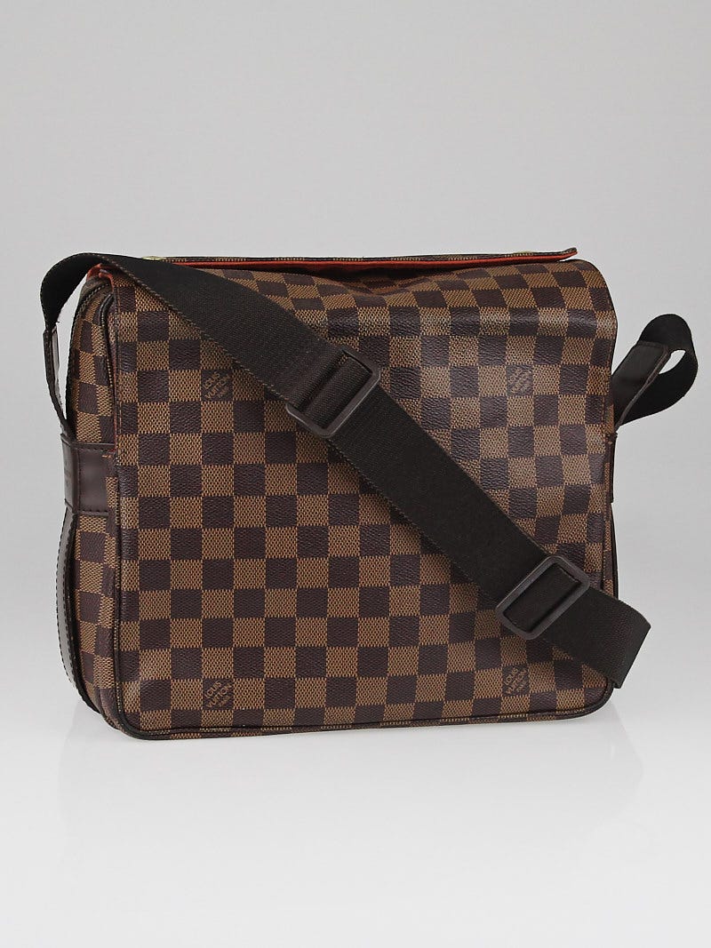 Louis Vuitton Brown Leather Damier Crossbody Men's Accessories