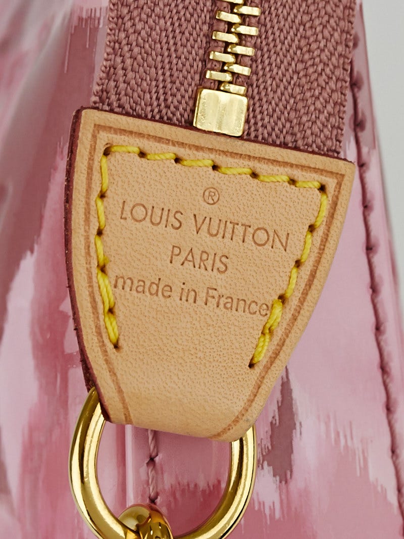 Louis Vuitton Monogram Vernis Rose Velours Pochette Accessories – STYLISHTOP