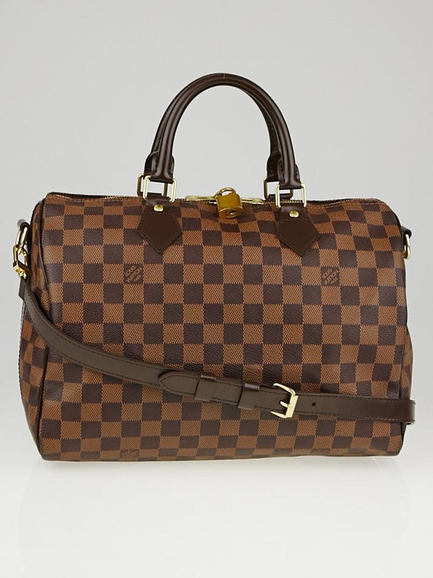 Louis Vuitton Damier Canvas Speedy 30 Bandouliere Bag