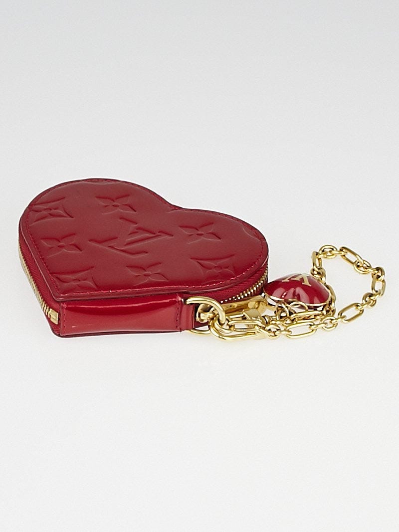 Louis Vuitton Monogram Vernis Dégradé Heart Bag Charm 