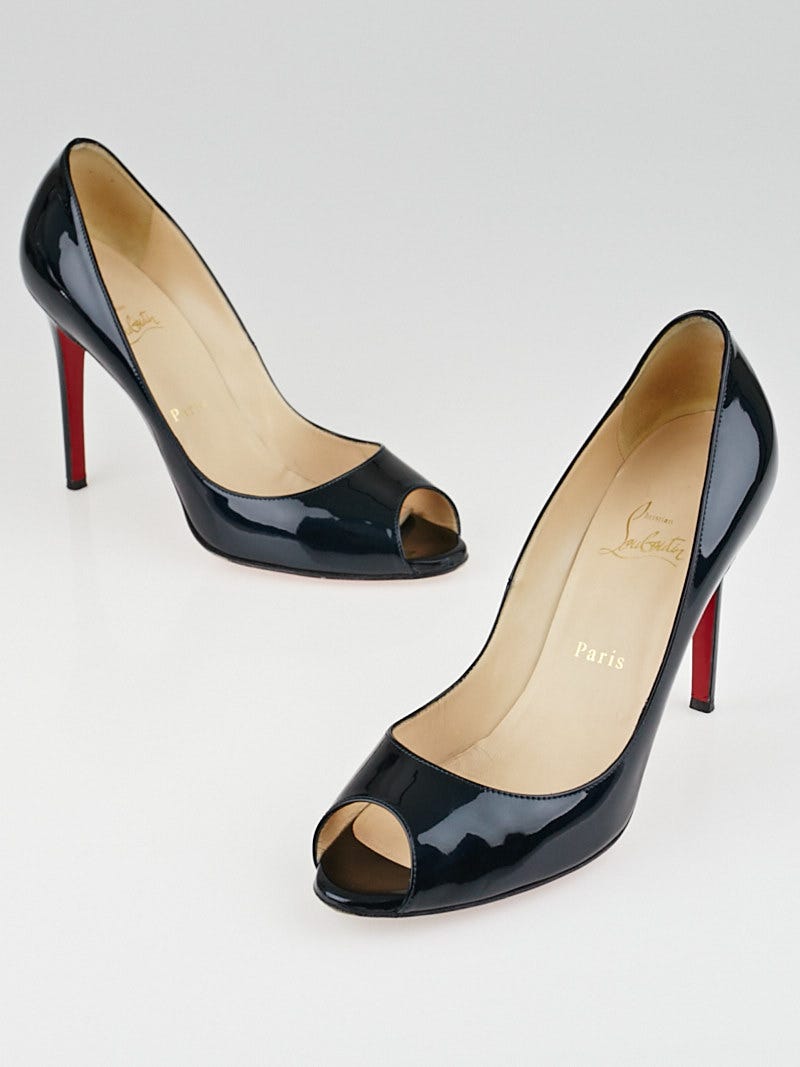 Christian Louboutin Marine Metal Patent Leather You You 100