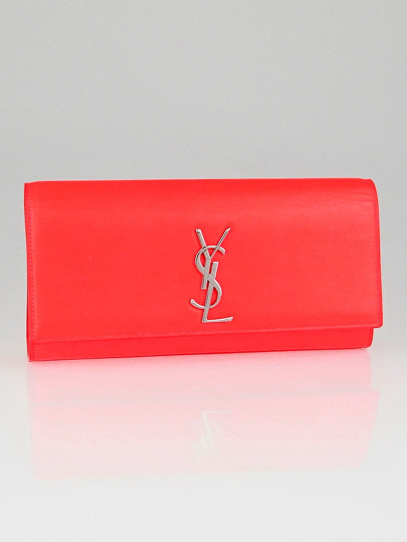 Neon shop clutch bag
