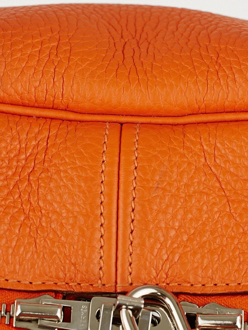 Orange Clemence Victoria Shoulder Bag W/PHW