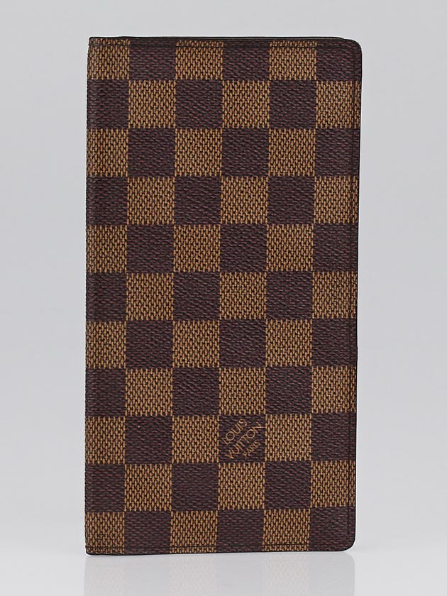 Louis Vuitton Limited Edition Damier Canvas Centenaire European Checkbook and Card Holder Wallet