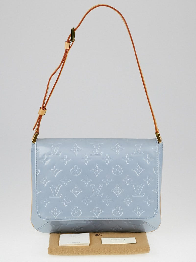 Louis Vuitton Baby Blue Monogram Vernis Thompson Street Bag - Yoogi's Closet