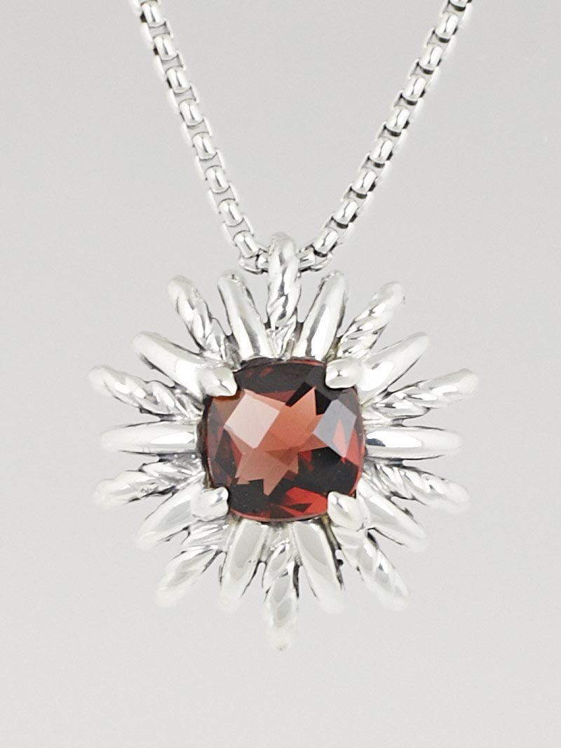 David yurman garnet necklace shop