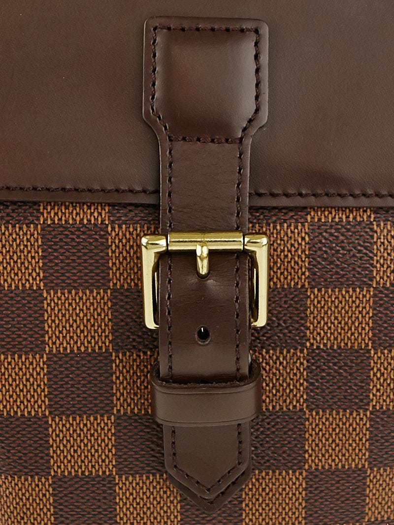 Louis Vuitton Damier Ebene Canvas Soho Backpack Bag. Excellent